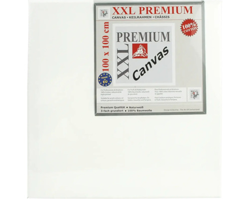 XXL Prémiové plátno na rámu, 100 x 100 cm, třikrát natřené, ze 100 procent bavlny