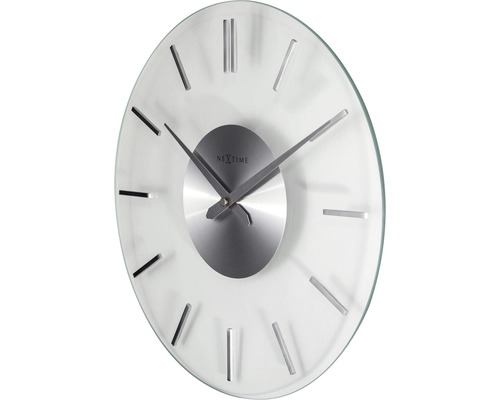Nástěnné hodiny Nextime ze skla