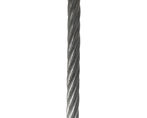 Lano ZN 3mm, 6x7, ocelové, délka 20 m
