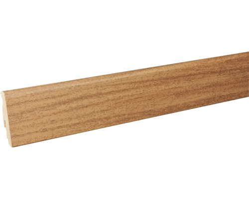 Soklová lišta Skandor vlašský ořech Lucca FU60L 19x58x2400 mm Dřevěná podlahová lišta