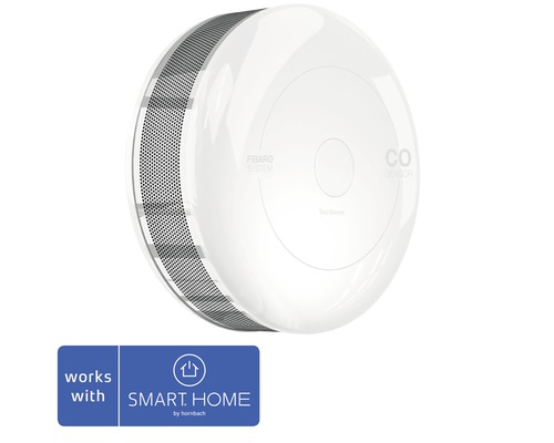 Detektor oxidu uhelnatého Fibaro Z s teplotním čidlem kompatibilní se SMART HOME by hornbach