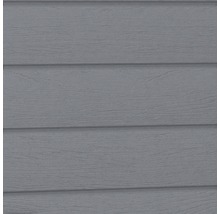 Šedé dřevěné fasádní panely