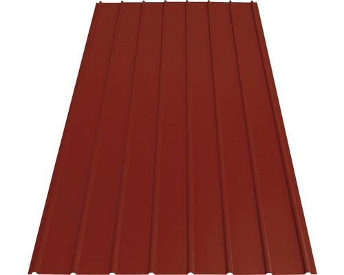 PRECIT trapézový plech H12 červenohnědý 1500 x 910 x 0,4 mm