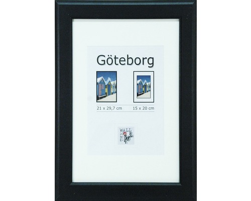 Fotorámeček dřevěný, černý Göteborg DIN A4