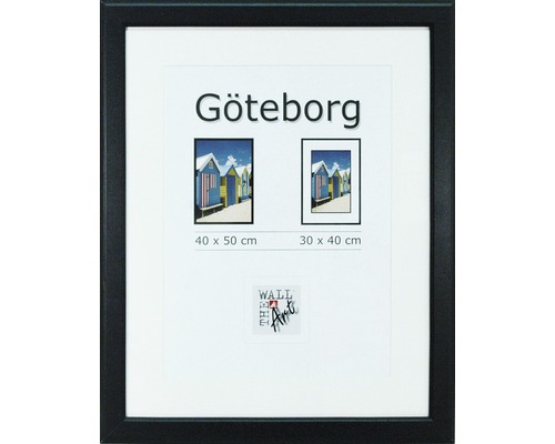 Fotorámeček Göteborg, dřevěný, černý 40x50 cm