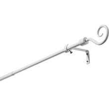 Záclonová tyč šnek, bílá, Ø 16 mm, vytahovací 200-300 cm-thumb-0