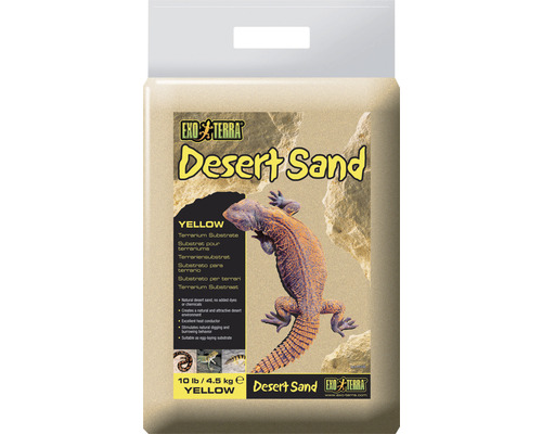 Písek terarijní pouštní EXO TERRA 4,5 kg žlutý
