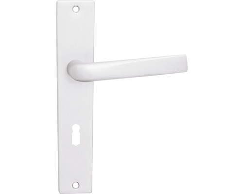 Klička ke dveřím s klíčovou rozetou z kovu