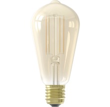 LED žárovka Calex ST64 E27 / 7 W 1800-3000 K zlatá