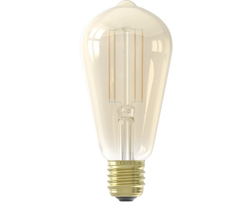 LED žárovka Calex ST64 E27 / 7 W 1800-3000 K zlatá