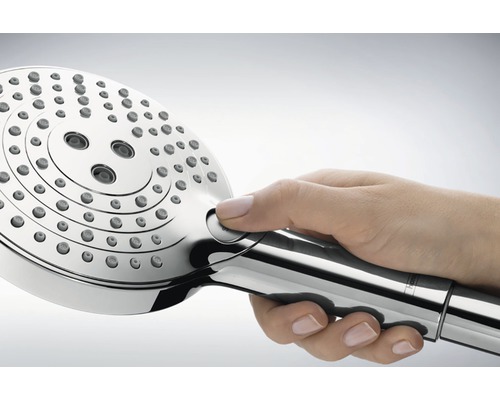 Ruční sprcha s přepínáním druhů proudu v ruce