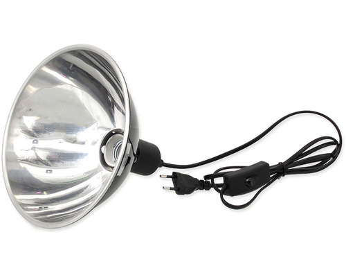 Osvětlení do terária Repti Planet Dome 19 cm kryt pro žárovku o výkonu max. 150W Reflektorová lampa s kabelem a vypínačem