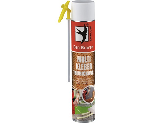 Montážní pěna PUR DEN BRAVEN multi kleber trubičková 825 ml