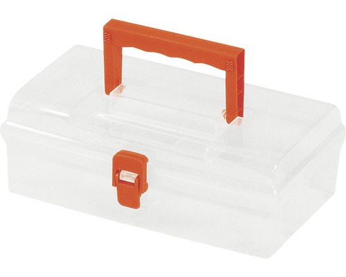 Plastový kufřík TOOD 10" 250x150x90mm, transparentní