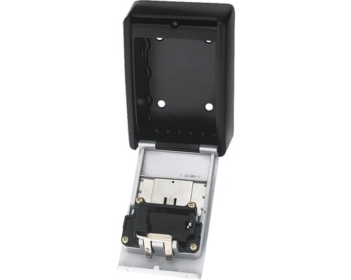 Skříňka na klíče pro montáž na stěnu, otevřená.