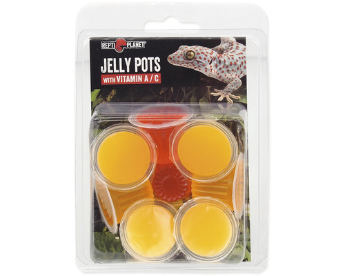 Doplňkové krmivo pro plazy a bezobratlé Repti Planet Jelly Pots Fruit 8 ks