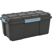 Plastový úložný box s víkem a kolečky