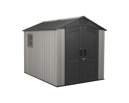 Zahradní bouda s dvoukřídlými dveřmi a oknem