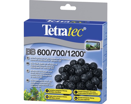 Náhradní náplň Bio Balls k vnějšímu filtru Tetra EX 400, 600, 700, 1200, 2400 Tetratec BB 600/700/1200 biofiltrační kuličky pro externí akvarijní filtry v balení