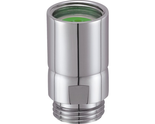 NEOPERL kulový otočný kloub pro úsporu vody pro sprchu 1/2" X 1/2"~ 10 L/MIN. Kovová spojka se závitem