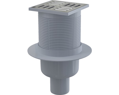 Odtoková souprava se čtvercovým nerezovým sítkem