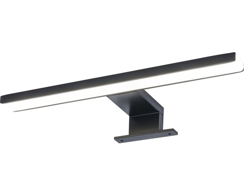 Černé LED nástěnné svítidlo pro povrchovou montáž