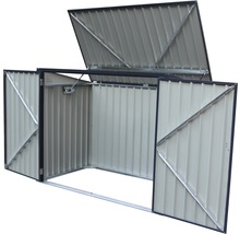 Přístřešek na popelnice WESTMANN 2 plechový 172 x 100 x 131 cm antracit