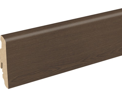 Soklová lišta Skandor dub matný FU60L 19x58x2400 mm Podlahová lišta z dřevěného materiálu s dřevěným dekorem