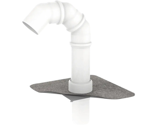 Prostup pro kabely TOPWET s integrovanou bitumenovou manžetou, DN 50 Ventilační potrubí se střešní manžetou pro sanitární zařízení