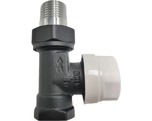 Rohové šroubení pro připojení radiátoru se závitem