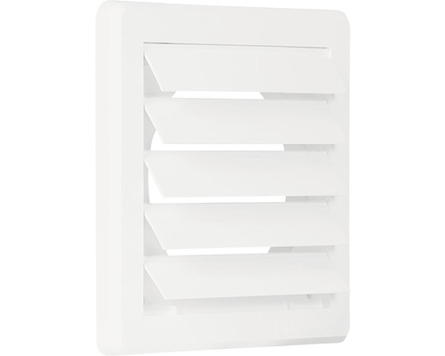 Čtvercová plastová větrací mřížka s lamelami