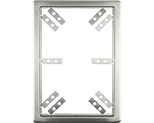 Vestavný rám z nerezové oceli s montážními otvory pro varnou desku
