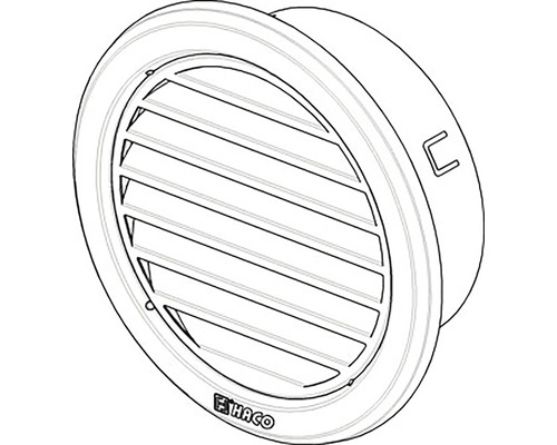 Kulatá větrací mřížka