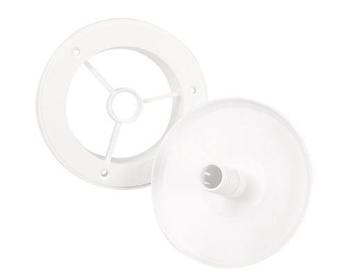 Bílý stropní držák pro lampy