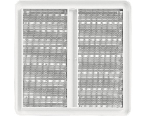 Čtvercová revizní klapka z plastu se sítí proti hmyzu