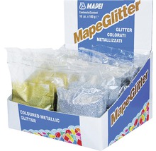 Metalické třpytky Mapei Mapeglitter stříbrné, 0,1 kg-thumb-0