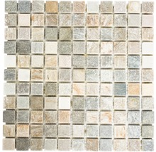 Mozaika z přírodního kamene XQM 10XS 30,5x32,5 cm béžová/šedá-thumb-0