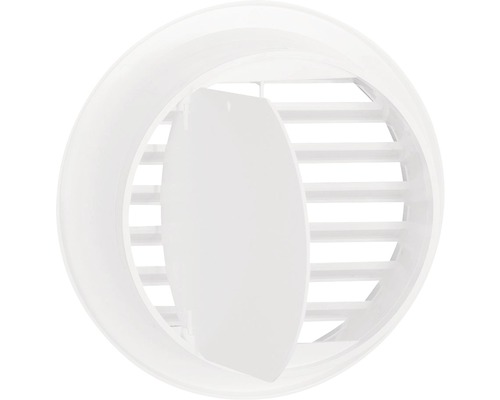 Kulatý talířový ventil z plastu s lamelami a uzavírací klapkou