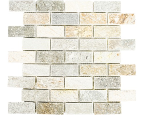 Mozaika z přírodního kamene XQM 13IL 30,5x30,5 cm béžová/šedá