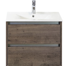Koupelnový nábytkový set Sanox Dante barva čela tabacco ŠxVxH 61 x 52 x 46 cm s keramickým umyvadlem