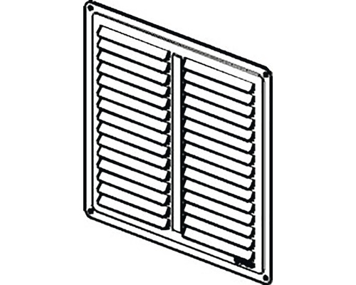 Větrací mřížka s horizontálními lamelami