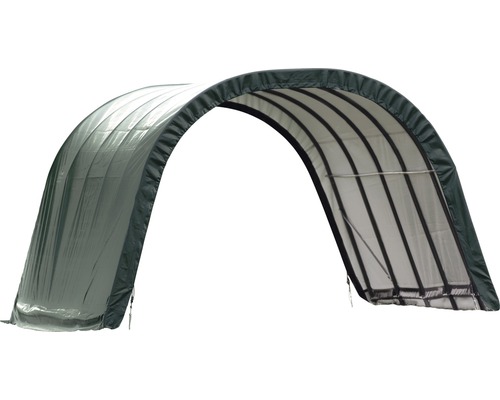 Skladovací stan s ocelovým rámem a plachtou