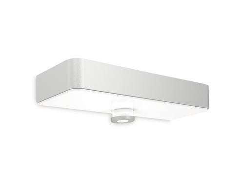 LED solární nástěnné osvětlení Steinel XSolar SOL-O S IP44 1,5 W 273 lm 3000 K stříbrné se soumrakovým senzorem Nástěnné svítidlo z kovu a plastu