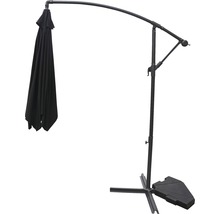 Slunečník Le Mans Garden Place Ø 300 cm antracitový
