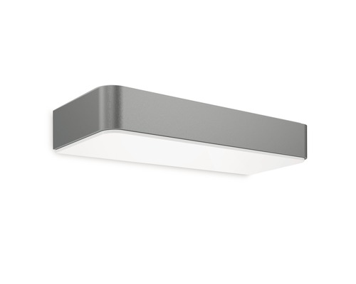 LED solární nástěnné osvětlení Steinel XSolar SOL-O IP44 0,07 W 7 lm 3000 K antracitové se soumrakovým senzorem Obdélníkové nástěnné svítidlo pro vnitřní osvětlení