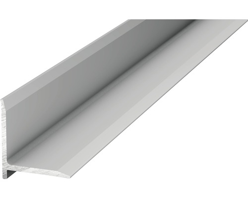 Ukončovací profil nástěnný 13,1x13,1mm/2,5m stříbrný Úhelník z kovu