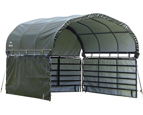 Přístřešek pro zvířata ShelterLogic s bránou