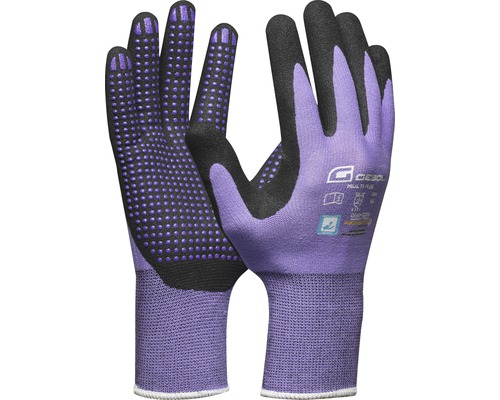 Pracovní rukavice Gebol Multi Flex Lady velikost 6, fialové