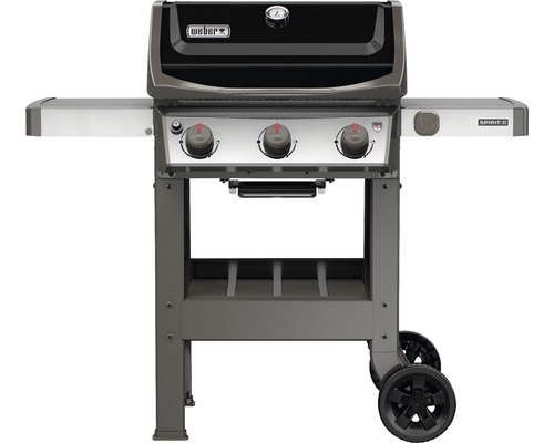 Plynový gril Weber Spirit II se třemi hořáky, bočním stolem a kolečky