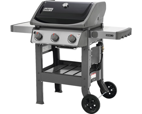Plynový gril Weber Spirit II se třemi hořáky a bočními stolky